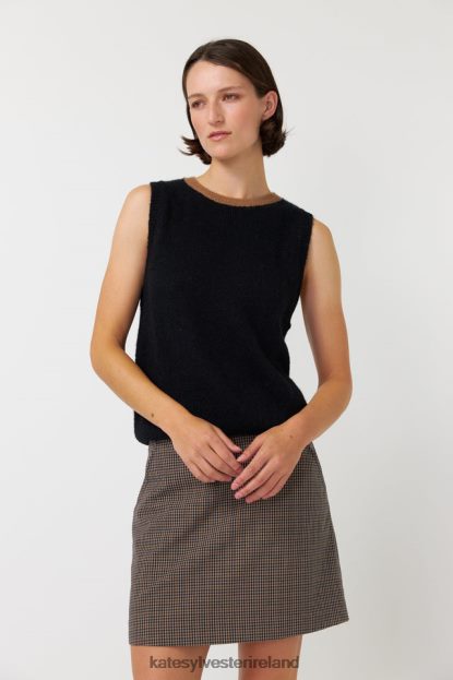 Clothing Mocha Kate Sylvester Women Checked mini skirt J4V2R292