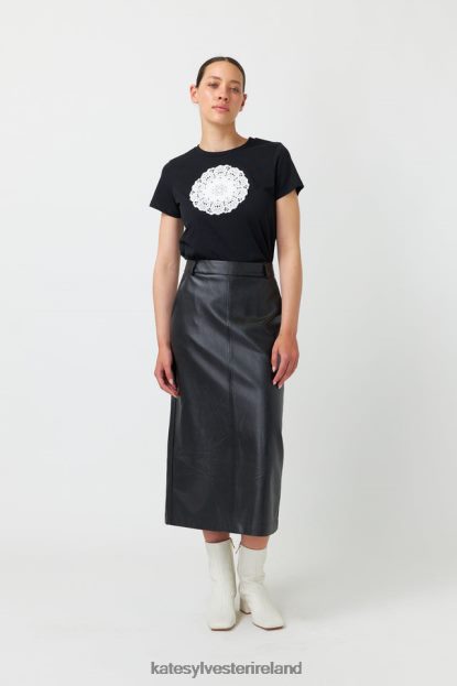 Clothing Black Kate Sylvester Women Doily t-shirt J4V2R204