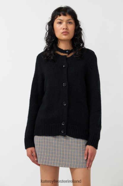 Clothing Black Kate Sylvester Women Fluffy cardigan J4V2R157