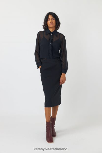 Clothing Black Kate Sylvester Women Valetta shirt J4V2R211