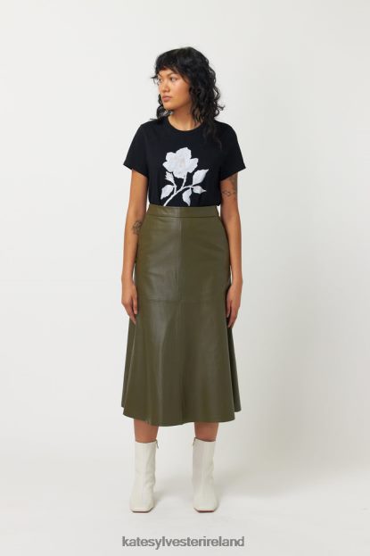 Clothing Black Kate Sylvester Women Wild Rose T-Shirt J4V2R11