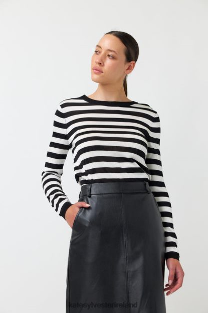 Clothing Black stripe Kate Sylvester Women Tammy jumper J4V2R207