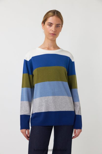 Clothing Blue hues Kate Sylvester Women Kaleidoscope jumper J4V2R186