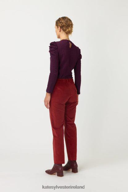 Clothing Bordeaux Kate Sylvester Women Crinkle Top J4V2R54