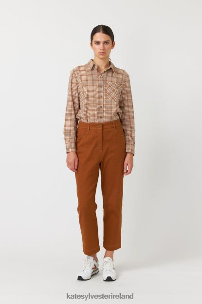 Clothing Caramel Kate Sylvester Women Gingham shirt J4V2R229