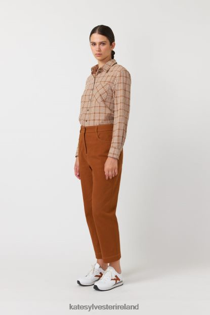 Clothing Caramel Kate Sylvester Women Gingham shirt J4V2R229