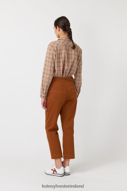 Clothing Caramel Kate Sylvester Women Gingham shirt J4V2R229