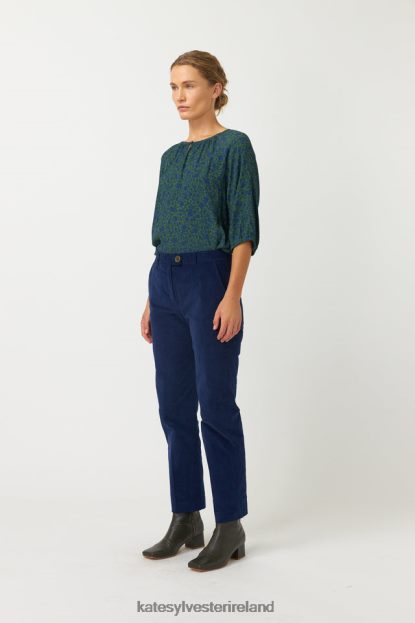 Clothing Emerald Kate Sylvester Women Rosa Smock Top J4V2R31