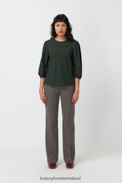 Clothing Forest Kate Sylvester Women Plaid top J4V2R169