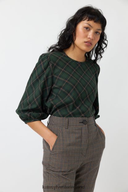 Clothing Forest Kate Sylvester Women Plaid top J4V2R169