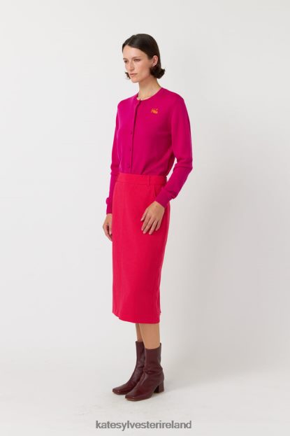Clothing Fuchsia Kate Sylvester Women Polly cardigan J4V2R173