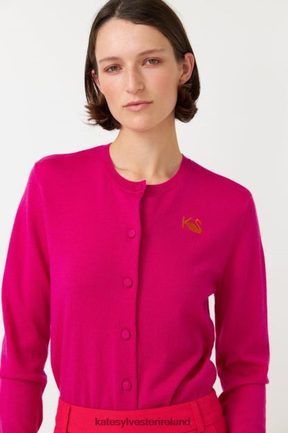 Clothing Fuchsia Kate Sylvester Women Polly cardigan J4V2R173