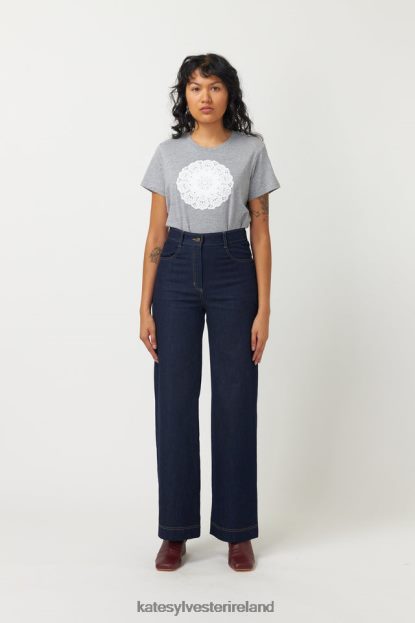 Clothing Grey marle Kate Sylvester Women Doily t-shirt J4V2R206