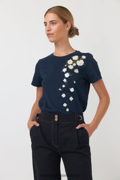 Clothing Ink Kate Sylvester Women Falling roses t-shirt J4V2R180