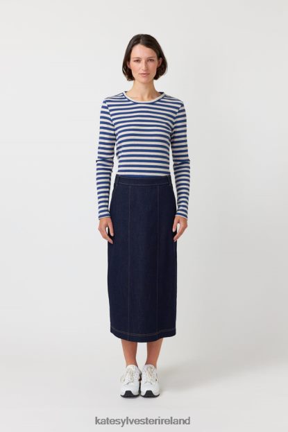 Clothing Ink stripe Kate Sylvester Women Stripey long sleeve top J4V2R197