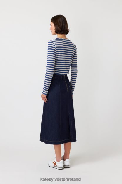 Clothing Ink stripe Kate Sylvester Women Stripey long sleeve top J4V2R197