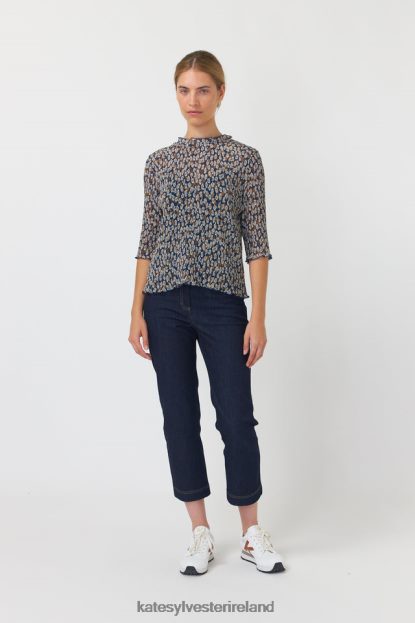 Clothing Ivory blooms Kate Sylvester Women Blooming top J4V2R185