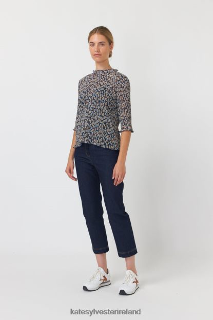 Clothing Ivory blooms Kate Sylvester Women Blooming top J4V2R185