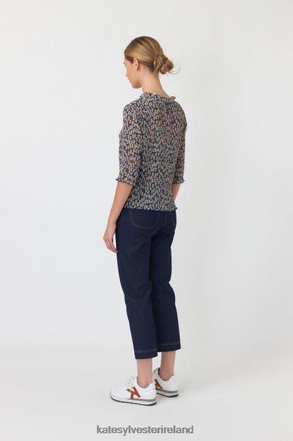 Clothing Ivory blooms Kate Sylvester Women Blooming top J4V2R185