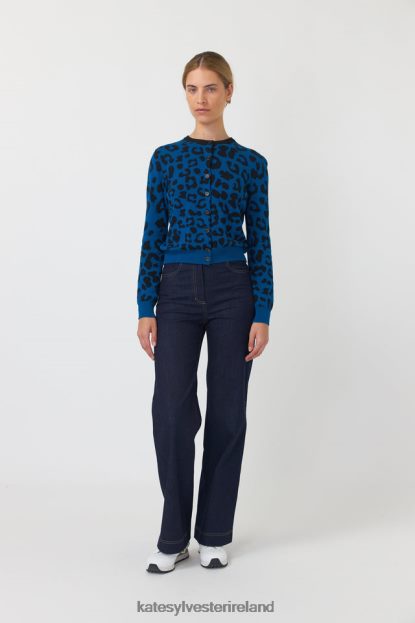 Clothing Marine Kate Sylvester Women Leopard cardigan J4V2R188