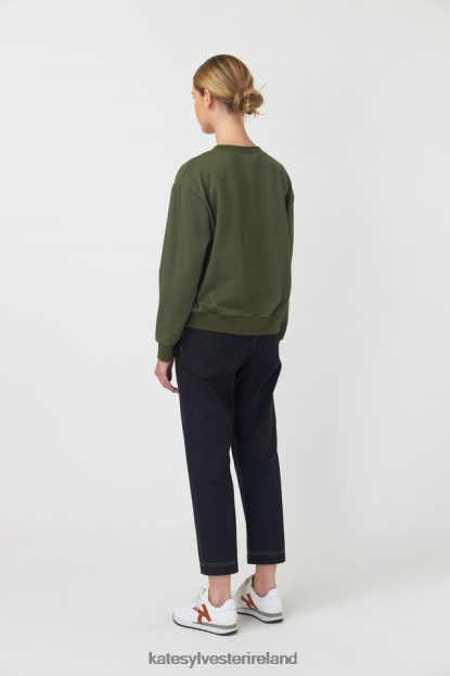 Clothing Olive Kate Sylvester Women Falling roses sweatshirt J4V2R183