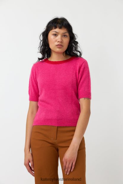 Clothing Pink Kate Sylvester Women Fluffy top J4V2R161