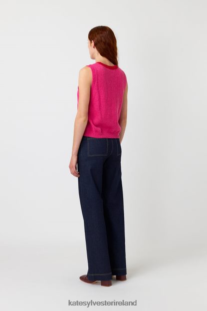 Clothing Pink Kate Sylvester Women Fluffy vest J4V2R163