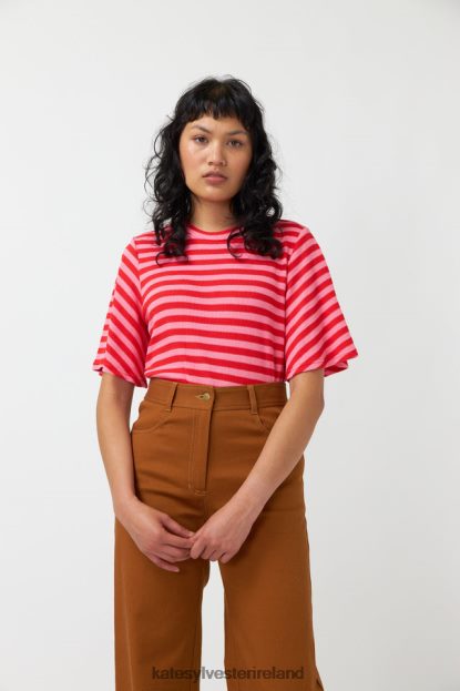 Clothing Pink stripe Kate Sylvester Women Stripey top J4V2R233