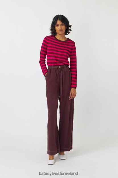 Clothing Pink stripe Kate Sylvester Women Tammy jumper J4V2R201