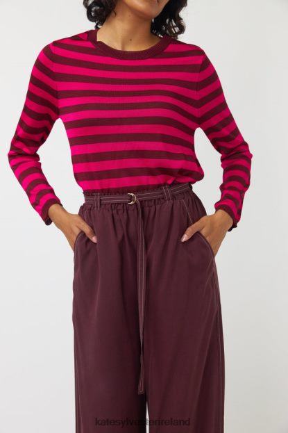 Clothing Pink stripe Kate Sylvester Women Tammy jumper J4V2R201