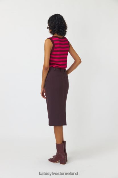 Clothing Pink stripe Kate Sylvester Women Venetia tank J4V2R203