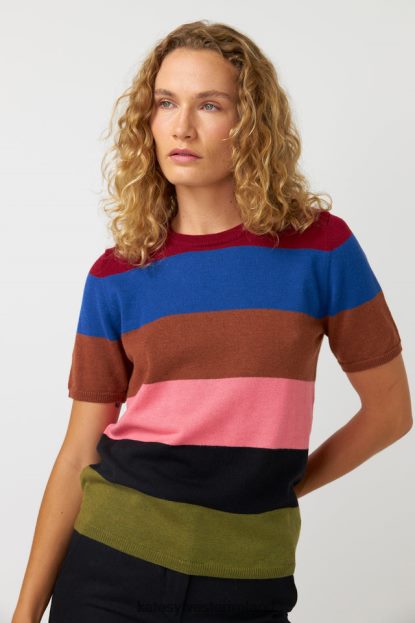 Clothing Rainbow Kate Sylvester Women Kaleidoscope top J4V2R191