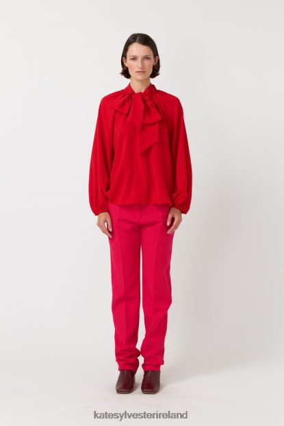 Clothing Red Kate Sylvester Women Marcel blouse J4V2R171