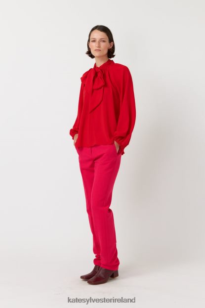 Clothing Red Kate Sylvester Women Marcel blouse J4V2R171