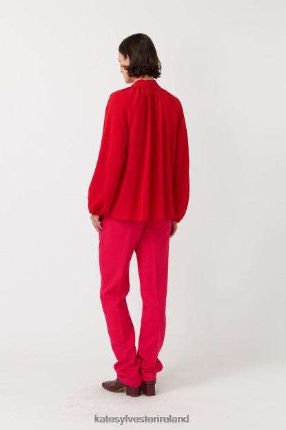 Clothing Red Kate Sylvester Women Marcel blouse J4V2R171