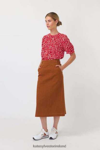 Clothing Red Kate Sylvester Women Pebbles blouse J4V2R231