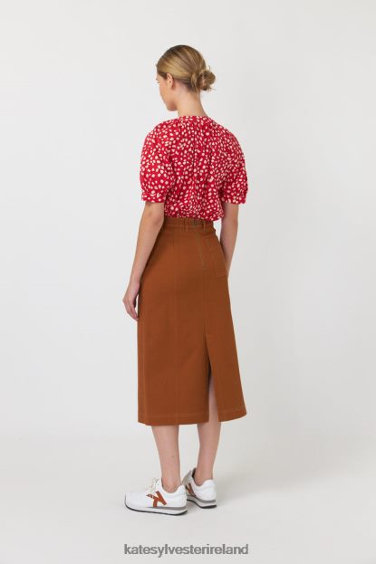 Clothing Red Kate Sylvester Women Pebbles blouse J4V2R231