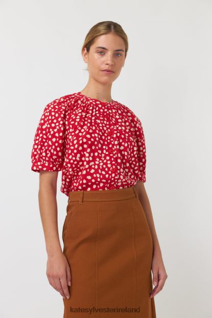 Clothing Red Kate Sylvester Women Pebbles blouse J4V2R231