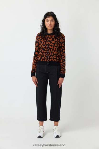 Clothing Tobacco Kate Sylvester Women Leopard cardigan J4V2R193