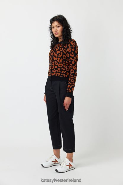 Clothing Tobacco Kate Sylvester Women Leopard cardigan J4V2R193