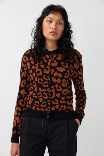 Clothing Tobacco Kate Sylvester Women Leopard cardigan J4V2R193