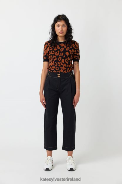 Clothing Tobacco Kate Sylvester Women Leopard top J4V2R194
