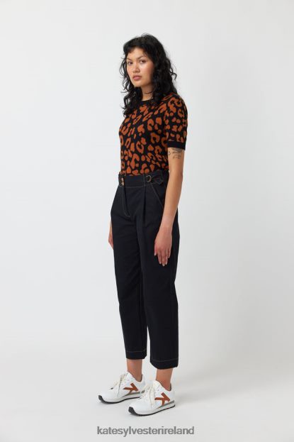 Clothing Tobacco Kate Sylvester Women Leopard top J4V2R194