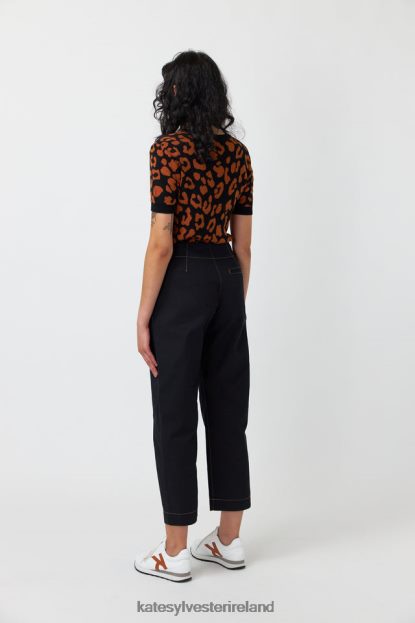 Clothing Tobacco Kate Sylvester Women Leopard top J4V2R194