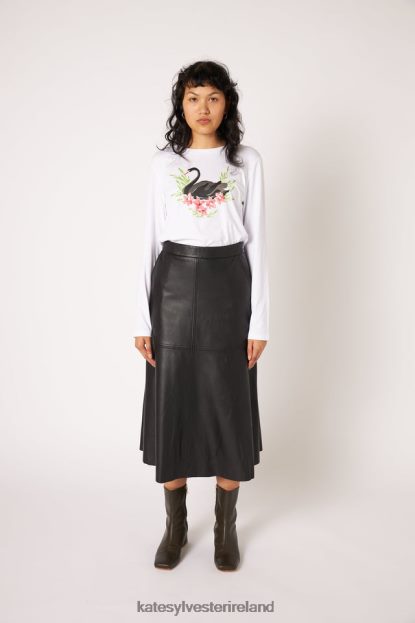 Clothing White Kate Sylvester Women Swan Long Sleeve J4V2R6