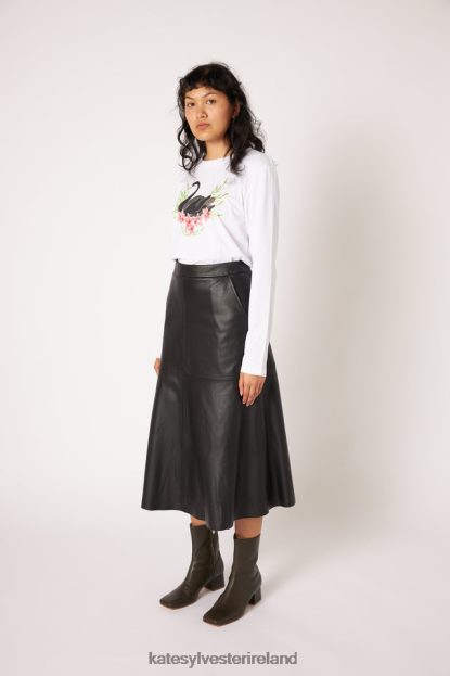 Clothing White Kate Sylvester Women Swan Long Sleeve J4V2R6