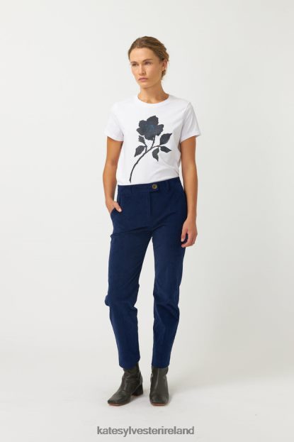 Clothing White Kate Sylvester Women Wild Rose T-Shirt J4V2R27