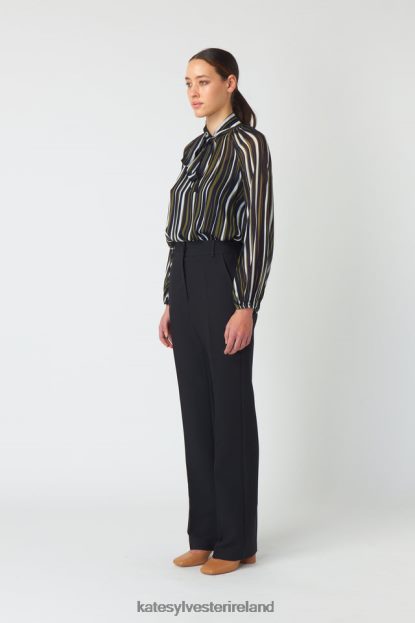 Clothing Black Kate Sylvester Women Elissa trouser J4V2R257