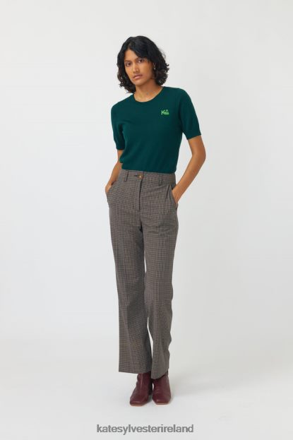 Clothing Mocha Kate Sylvester Women Checked trouser J4V2R244