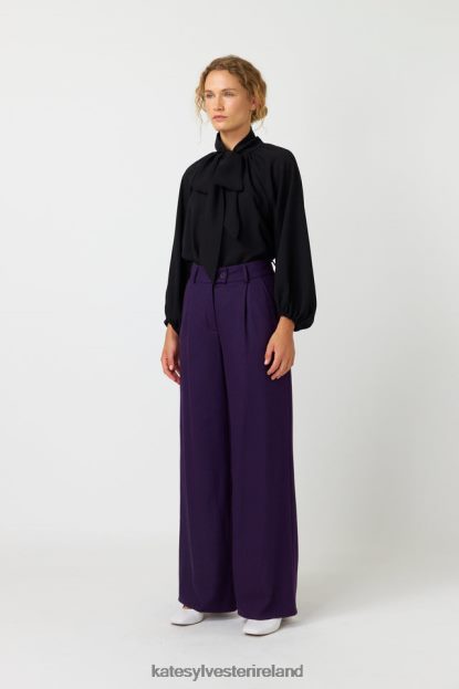 Clothing Purple Kate Sylvester Women Morris trouser J4V2R242